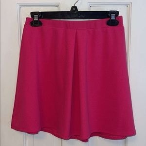 Francesca’s Hot Pink Mini Skirt